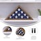Flash Furniture Weathered Display Case for 9.5 x 5 Veteran Flag HFMHD-GDIS-CRE8-702315-GG - alternate 2